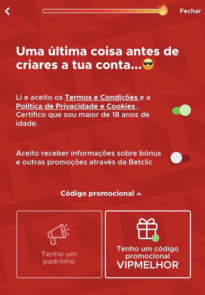 VIPMELHOR codigo promocional